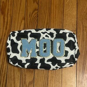 Cow Print Kids makeup Bag